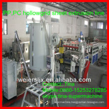 PC PP hollow board making machinery